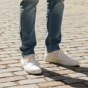 Rothy's Off White Men's Mesh Canvas Sneakers Size 10.5 Cushion Insole